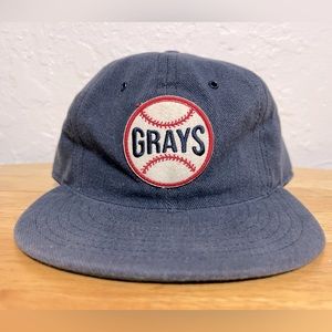 Ebbets Field Flannels Homestead Grays Cotton Twill Adjustable Cap OS